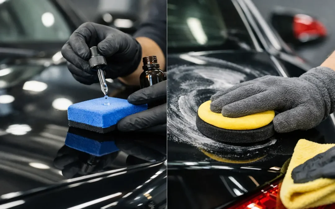 Nanocerámica vs encerado automotriz: qué conviene